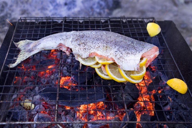 Рыба на мангале: шашлык и не только, 9 рецептов, маринады
