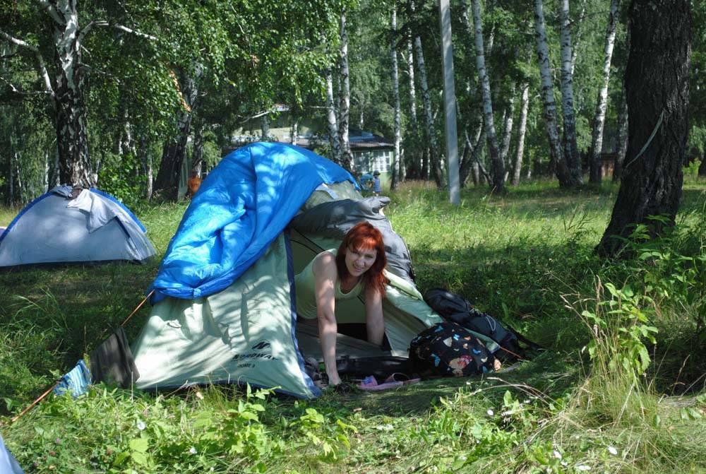 Поход с палатками в Подмосковье