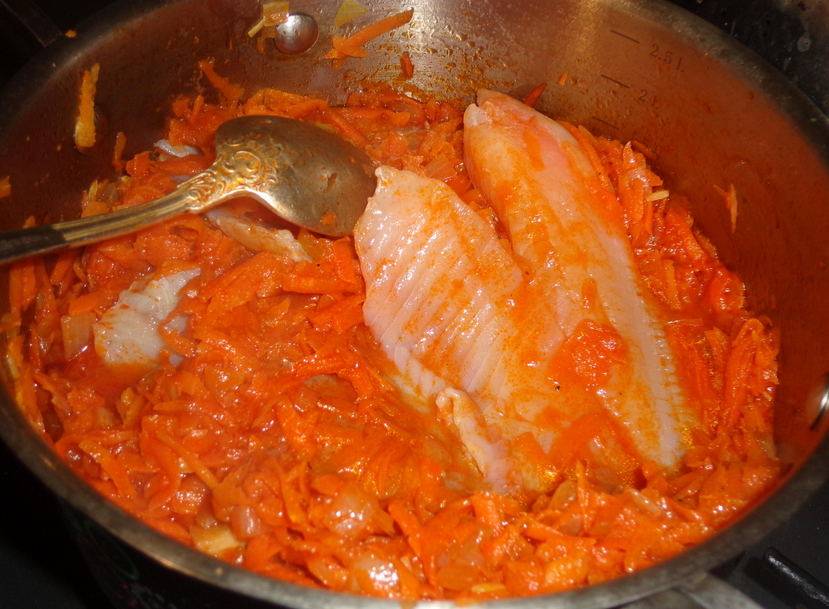 Рыба под маринадом с морковью и луком классическая