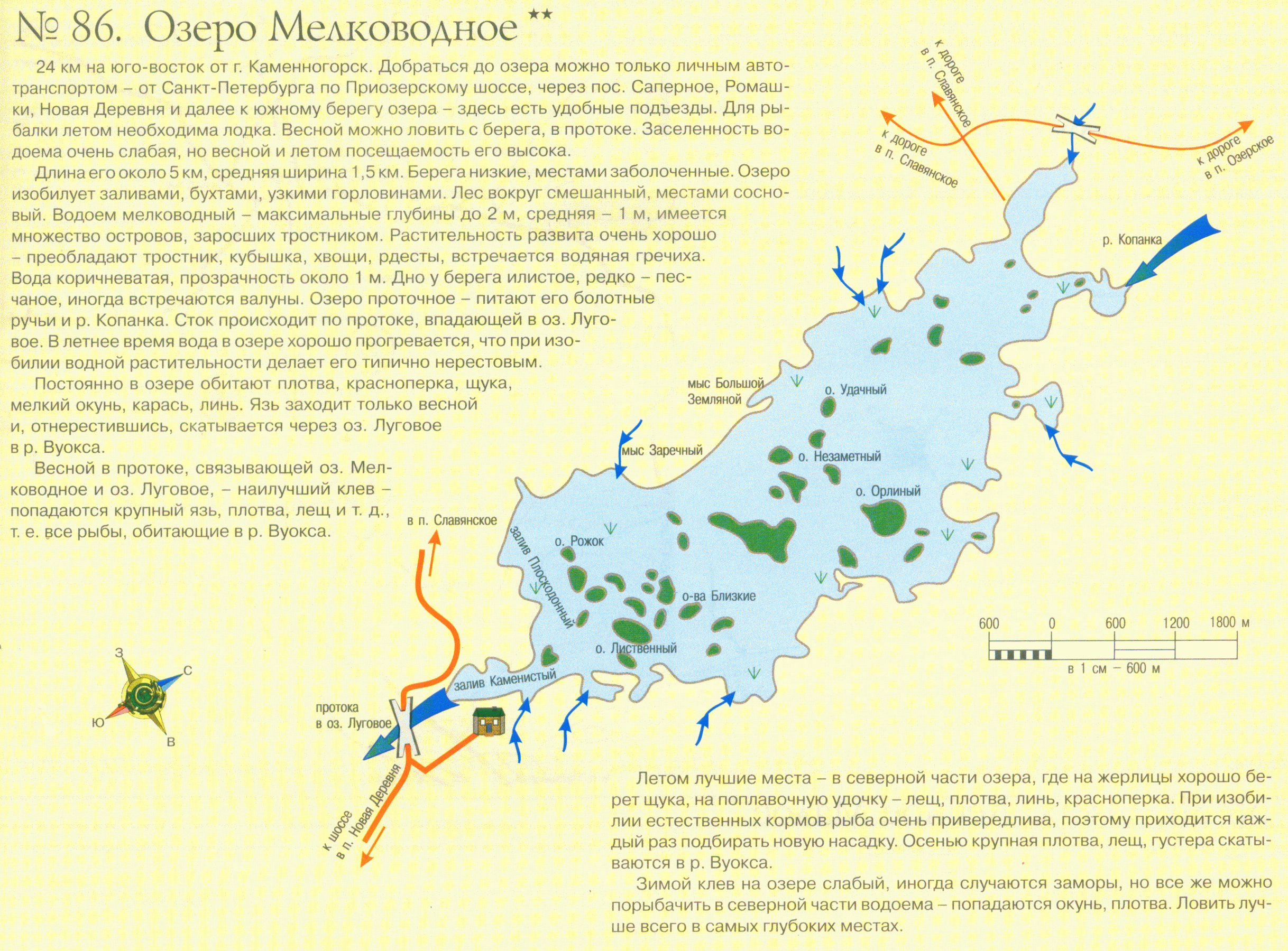 Карта рыбной ловли