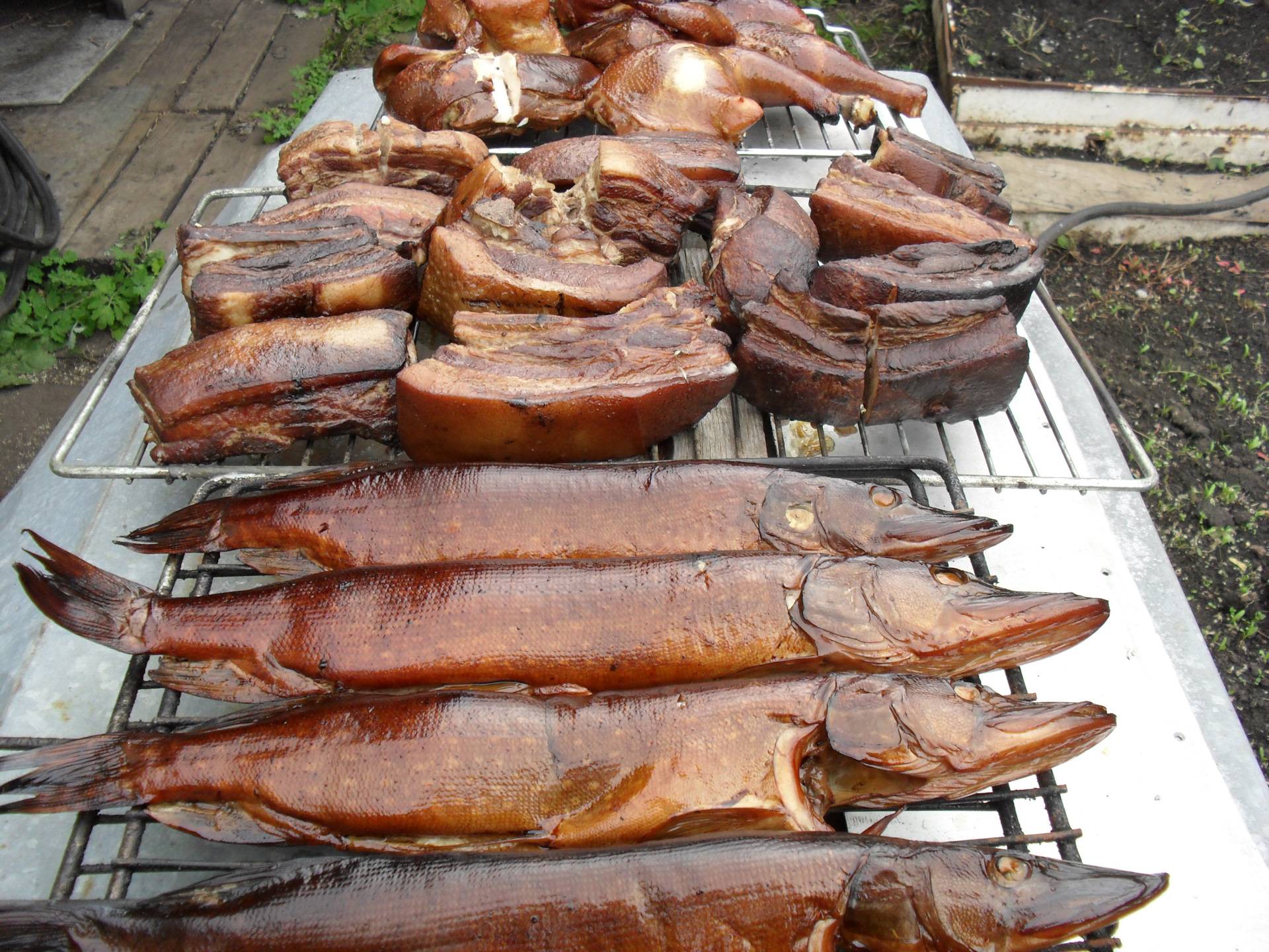 Щука горячего и холодного копчения: выбор и подготовка рыбы, рецепт приготовления