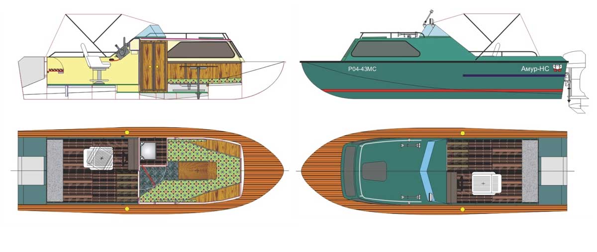 Катер "амур": технические характеристики и вес лодок "амур-2", "амур-3", "амур-д"