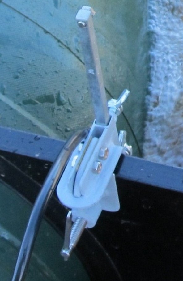 Установка датчика эхолота на алюминиевую лодку