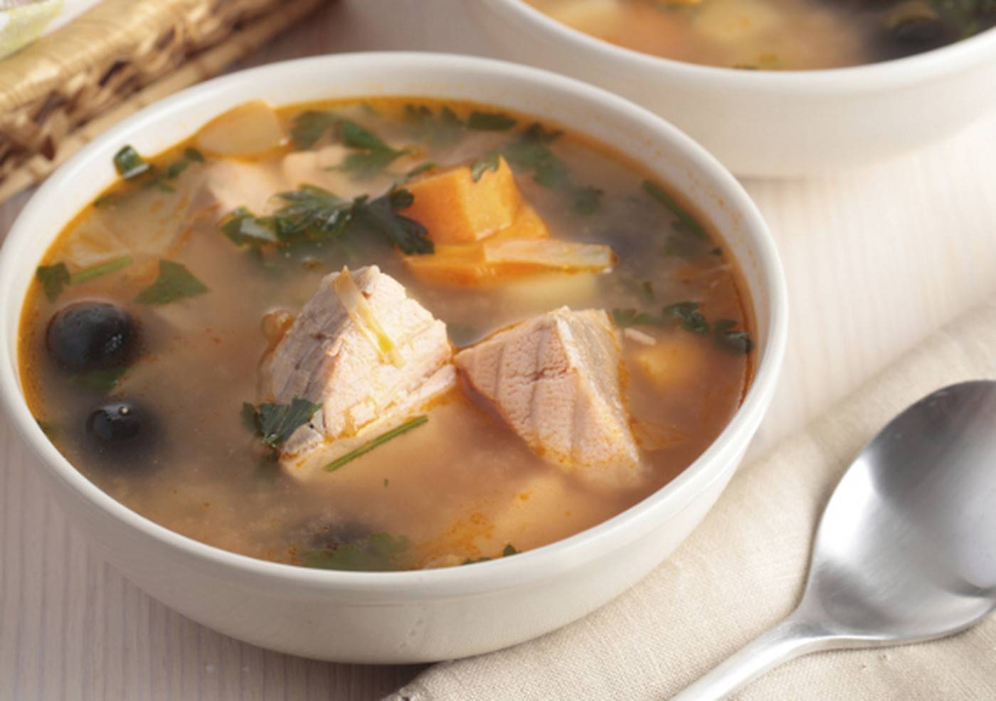 Рыбный суп из горбуши рецепт
