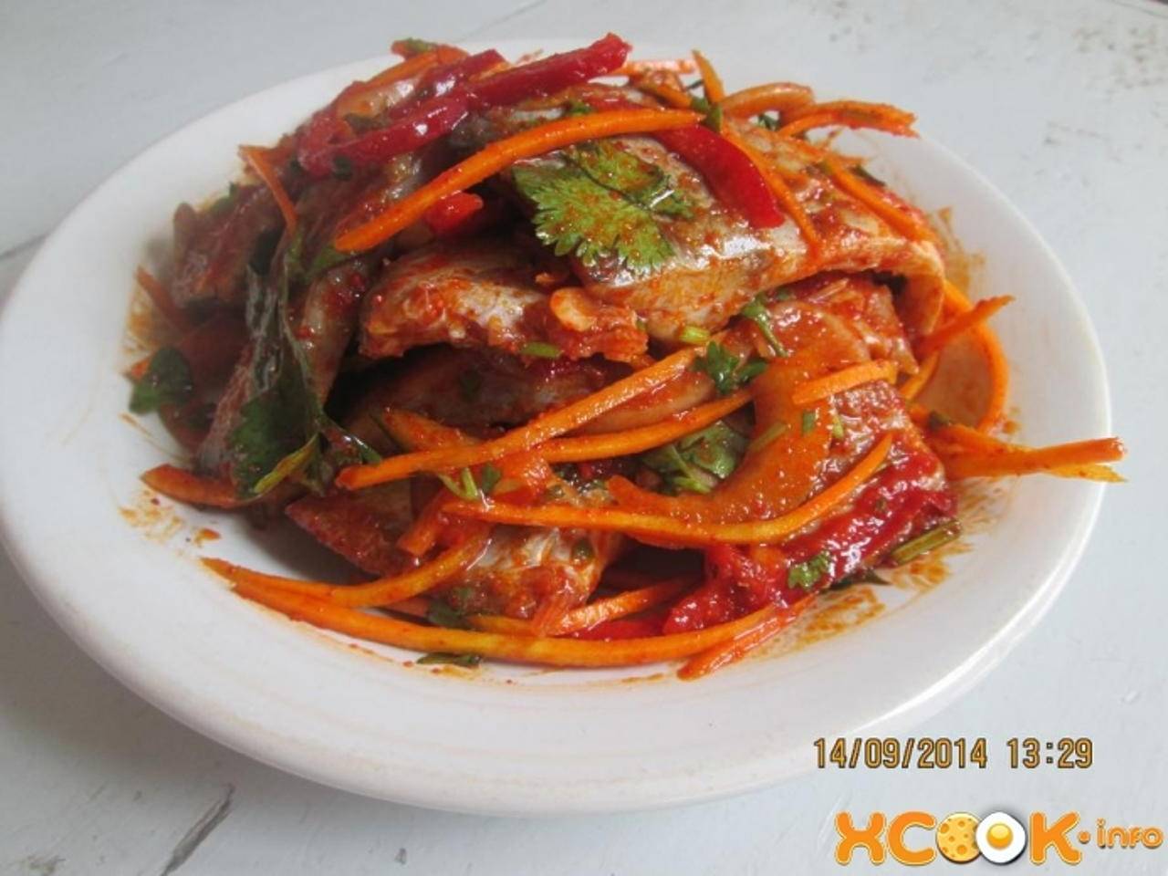 Рецепт приготовления хе из рыбы по-корейски