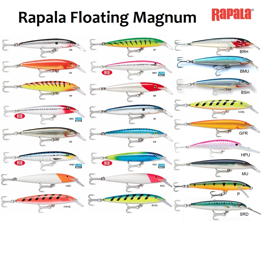 Воблеры rapala floating magnum: отзывы, описание, характеристики и фото - fishingwiki